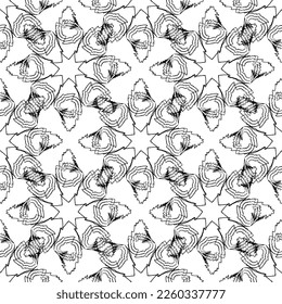Vintage abstract pattern of seamless design. Suit for wallpaper and fabric print.