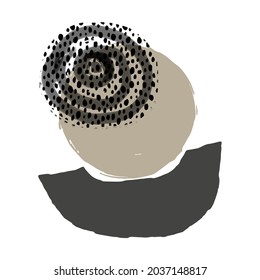 Vintage abstract  poster. Design element.
