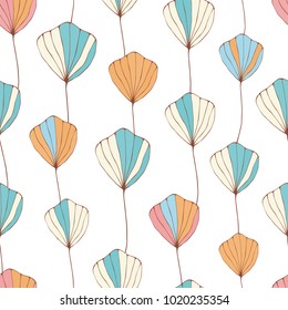Vintage abstract seamles pattern vector illustration