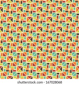 Vintage abstract seamless pattern