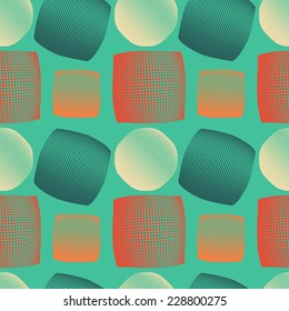 Vintage abstract seamless pattern. seamless pattern with geometric shapes
