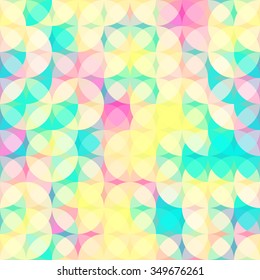 Vintage abstract seamless pattern. Round ornament. Seamless background for packaging, print, wedding. 