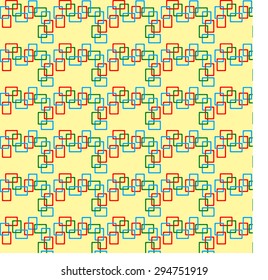 Vintage abstract seamless pattern Squares.
