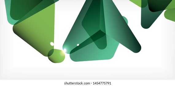 Vintage abstract template with triangle mosaic composition vecton white background. Simple design background. Modern flat design. Color abstract background. Beautiful vector pattern.