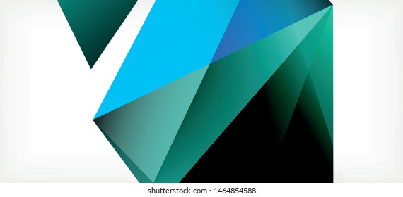 Plantilla abstracta vintage con fondo blanco de composición de mosaico triangular. Fondo de diseño simple. Diseño moderno y plano. Color del fondo abstracto. Hermoso patrón vectorial.