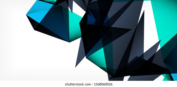 Plantilla abstracta vintage con fondo blanco de composición de mosaico triangular. Fondo de diseño simple. Diseño moderno y plano. Color del fondo abstracto. Hermoso patrón vectorial.