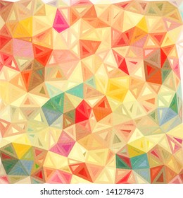 Vintage abstract triangles vector background