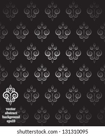 Vintage abstract vector background/pattern, eps10 (white gradient)