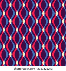 Patrón de abstracción geométrica sin soldadura de vintage