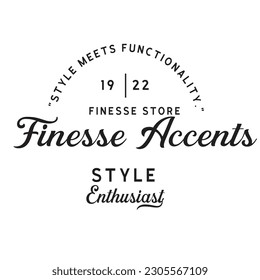 Vintage Accessories Logo Company Retro Vector Logo for banner, poster, flyer