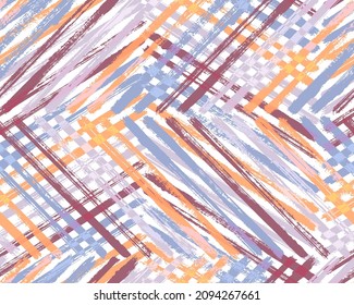 Diseño vectorial de fondo acrílico vintage. Los trazos de pincel estiran la superficie de contraste. Ilustración abstracta de pintura acrílica.