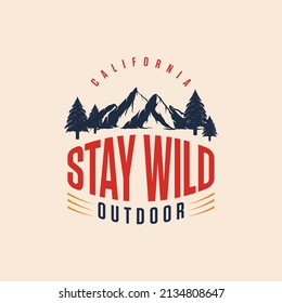 Vintage adventure logo Premium Vector
