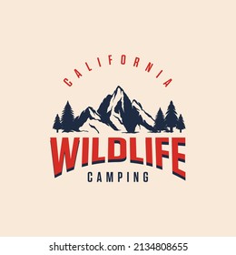 Vintage adventure logo Premium Vector