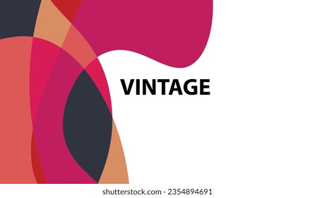 vintage aesthetic, abstract background and colorful wallpaper, free space, for projects, oil and flat design