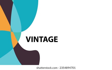 vintage aesthetic, abstract background and colorful wallpaper, free space, for projects, oil and flat design