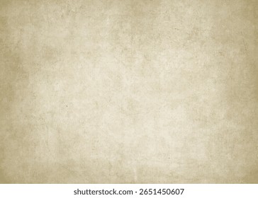 Vintage aged paper texture background. Grunge, stained and weathered parchment