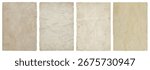 Vintage aged paper textures set with grunge stained rough surfaces. Perfect for backgrounds, retro designs, scrapbooking, antique documents or historical project