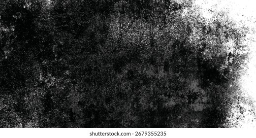 Vintage aged wall surface with weathered black and white stains