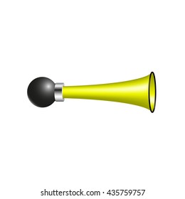 Vintage air horn in yellow design