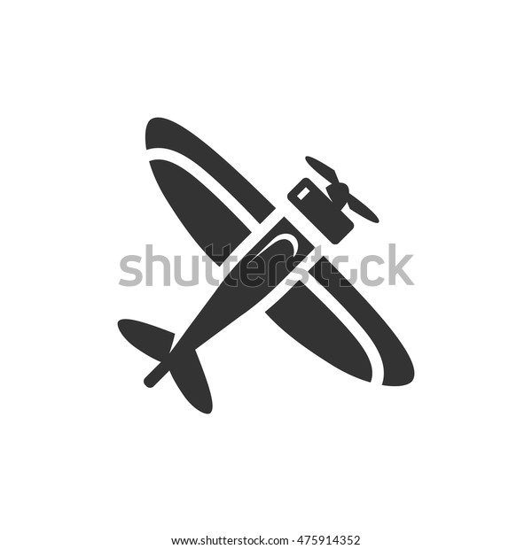 Vintage airplane icons in single color.\
Aviation transportation take-off travel\
passenger