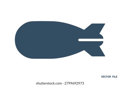 Vintage airship blimp zeppelin vector illustration icon for aviation transport and retro flying vehicle