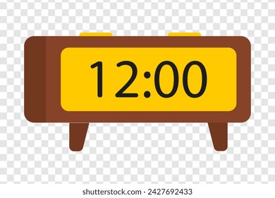 Vintage alarm clock line icon. Time, hands, minutes, sand, alarm clock, dial, mechanism, ticking, second, wall, pendulum, watchmaker, timer. Vector line icon for business and advertising