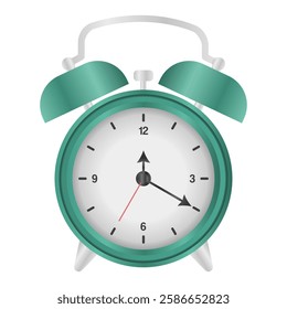 Vintage Alarm Clock Reminder Vector. Alarm Clock Device Element. Alarm Clock Technology Icon.