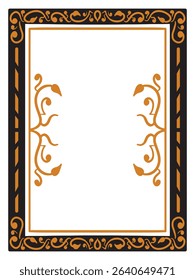Vintage Allure Ornamental Frame Decorative Vector