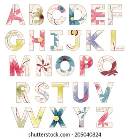 Vintage alphabet
