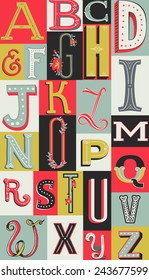 Vintage Alphabet