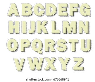 Vintage alphabet