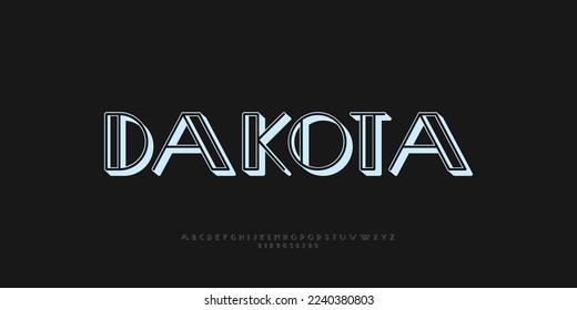 Vintage alphabet letters Font. Minimal modern urban fonts for logo, brand etc. Typography vector illustration