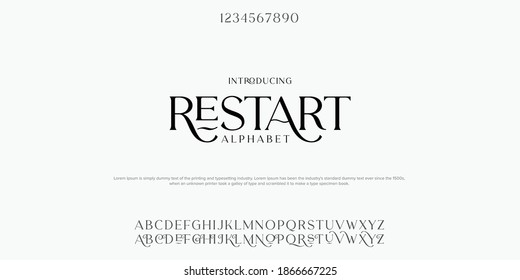Vintage Alphabet package, ready for classy  and modern to. - Shutterstock ID 1866667225
