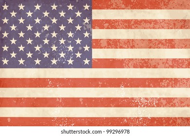 Vintage American Flag