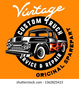 vintage american truck 
