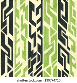 vintage ancient seamless pattern with grunge effect