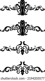 Vintage Antique Baroque Decorative Element