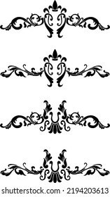 Vintage Antique Baroque Decorative Element