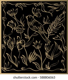 Vintage, antique style background