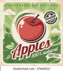 Vintage Apple Poster