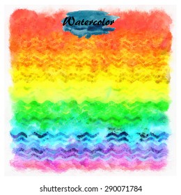 Vintage aquarelle texture. Watercolor waves. Cover for your print and web design.