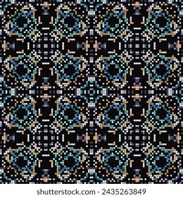 Patrón árabe vintage. Alfombra de color palestino. Adorno rico para el diseño de la tela, hecho a mano, decoración interior, textiles. 