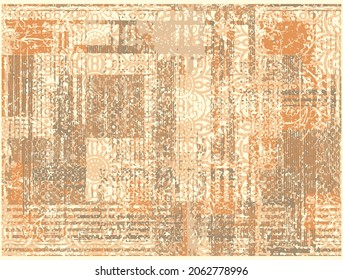 Patrón árabe vintage. Alfombra de color persa. Ricos adornos para el diseño de tejidos, hechos a mano, decoración interior, textiles. Fondo de color Pastel.