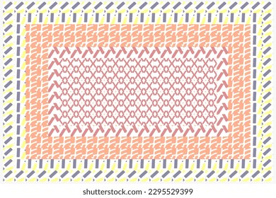 
Vintage Arabic pattern. Persian colored carpet. Rich ornament for fabric design, handmade, interior decoration, textiles. Abstract background.