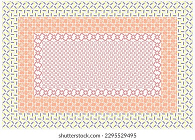 
arabisches Vintage-Muster. Persischer Teppich. Reiche Ornamente für Stoffdesign, handgefertigt, Innendekoration, Textilien. Abstrakter Hintergrund.