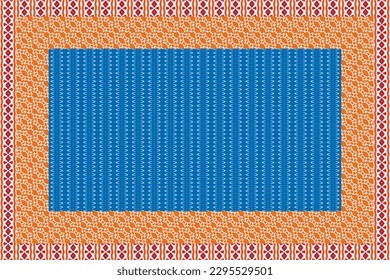 
Vintage Arabic pattern. Persian colored carpet. Rich ornament for fabric design, handmade, interior decoration, textiles. Abstract background.