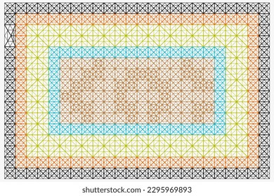 Vintage Arabic pattern. Persian colored carpet. Rich ornament for fabric design, handmade, interior decoration, textiles. Abstract background.