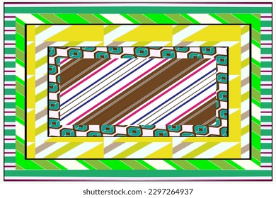 Vintage Arabic pattern. Persian colored carpet. Rich ornament for fabric design, handmade, interior decoration, textiles. Abstract background.