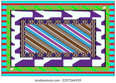 arabisches Vintage-Muster. Persischer Teppich. Reiche Ornamente für Stoffdesign, handgefertigt, Innendekoration, Textilien. Abstrakter Hintergrund.