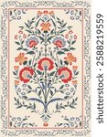 Vintage Arabic pattern.Persian colored carpet.Rich ornament for fabric design,handmade,interior decoration,textiles.Abstract design of persian carpet with geometric ornament.Moroccan style background.